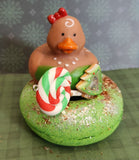 Gingerbread Ducky Donut
